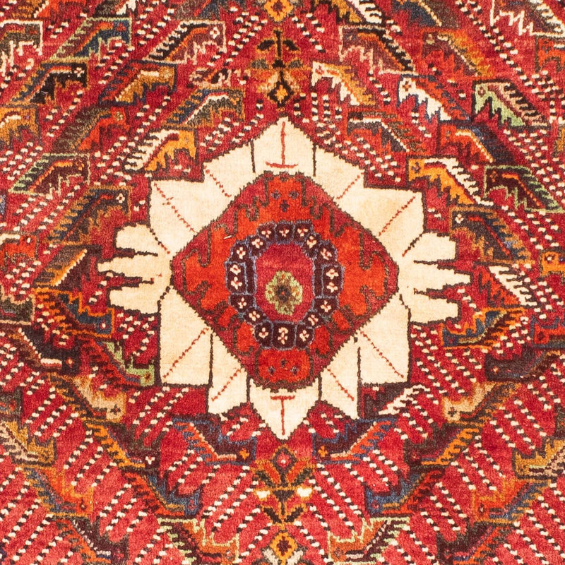 Shiraz Teppich 112x156cm - Perserteppich - dunkelrot