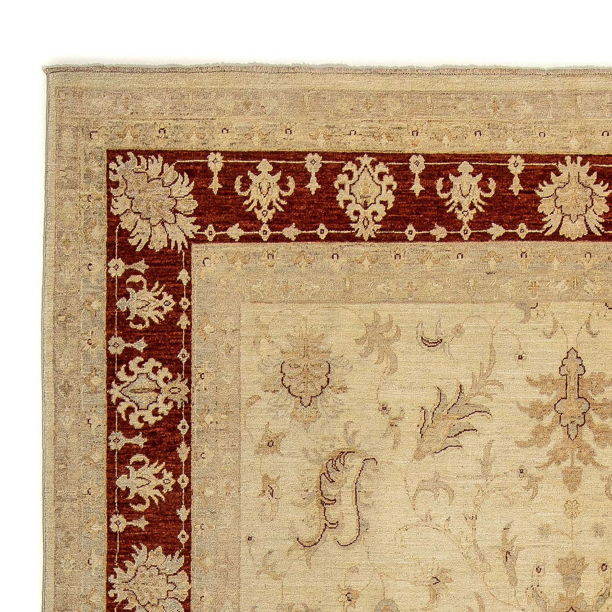 Ziegler Teppich 234x295cm - Orientteppich - beige