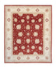 Ziegler Teppich 240x298cm - Orientteppich - dunkelrot