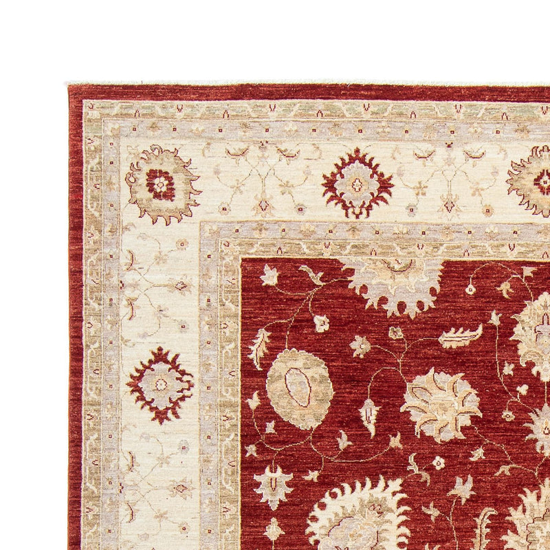 Ziegler Teppich 240x298cm - Orientteppich - dunkelrot