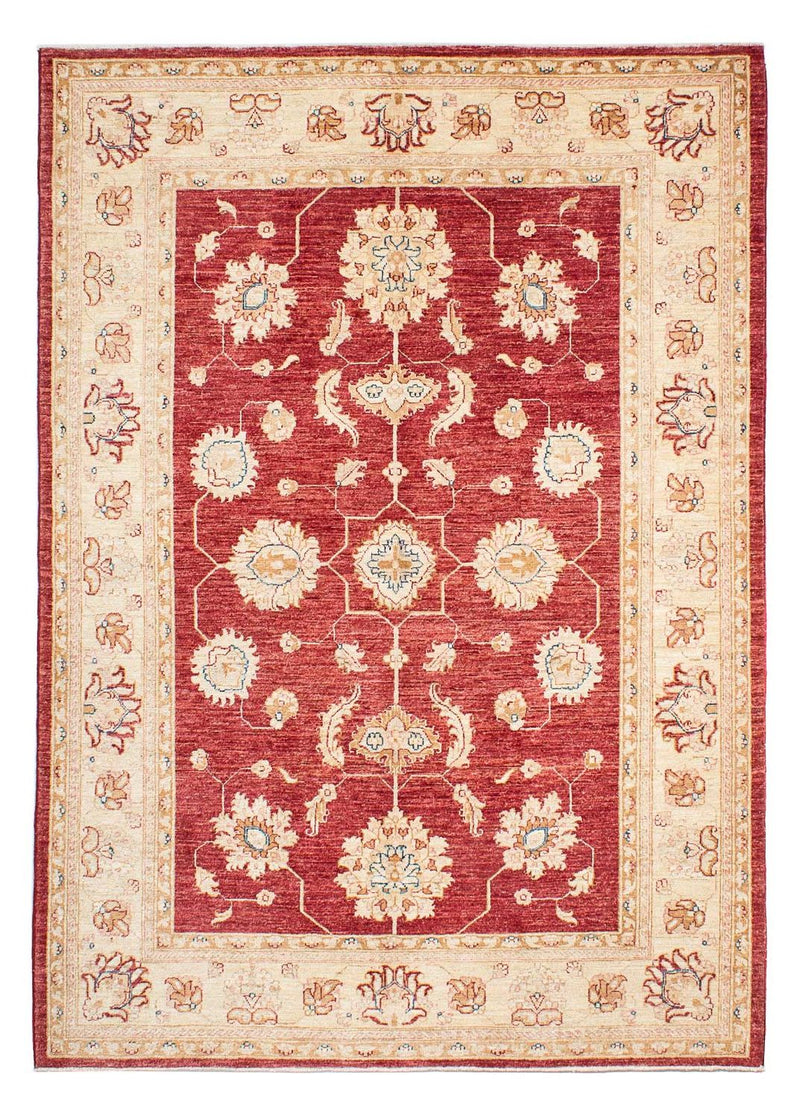 Farahan Teppich 169x237cm - Perserteppich - dunkelrot
