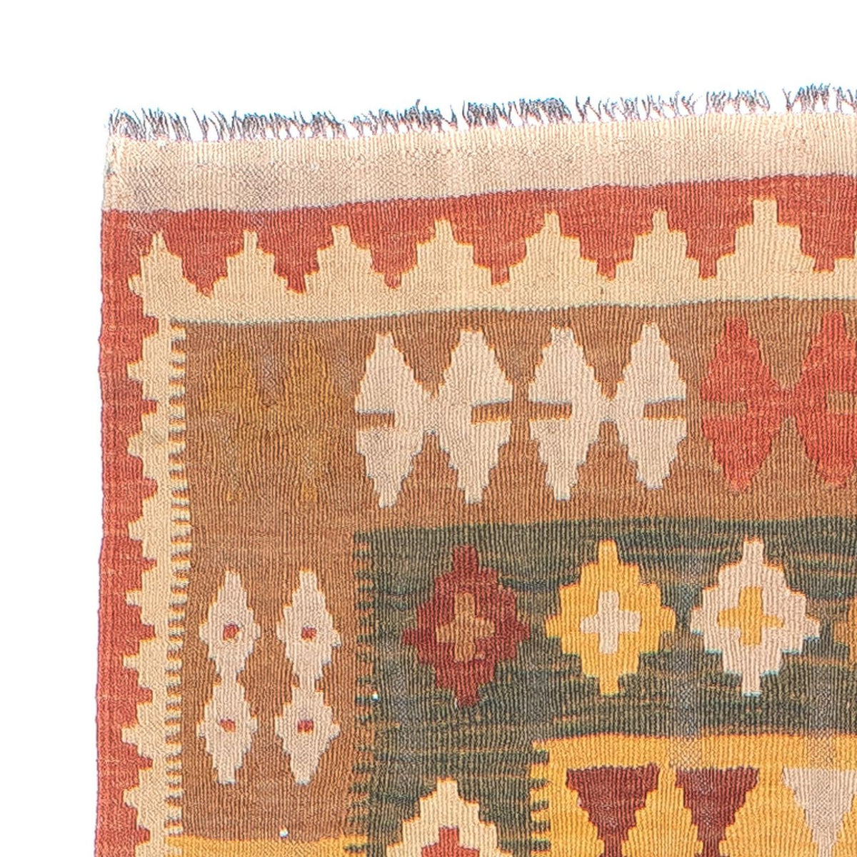Kelim Maimene Teppich 88x320cm - mehrfarbig