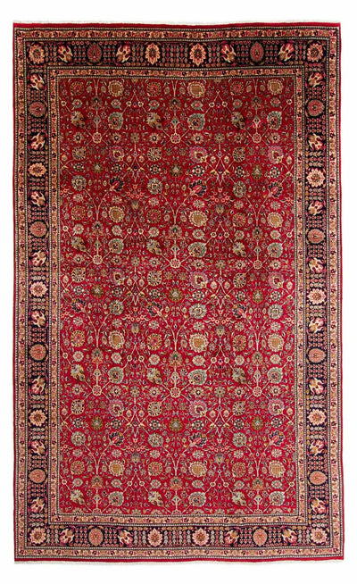 Täbriz - 40 Raj Teppich 306x492cm - Perserteppich - rot