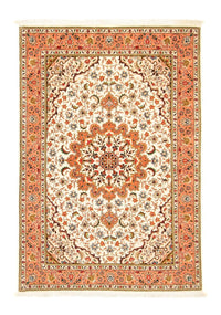 Täbriz - 40 Raj Teppich 76x120cm - Perserteppich - schwarz – product image