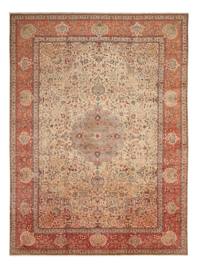 Täbriz - 50 Raj Teppich 350x486cm - Perserteppich - beige