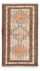 Kelim Seide Teppich 62x103cm - beige