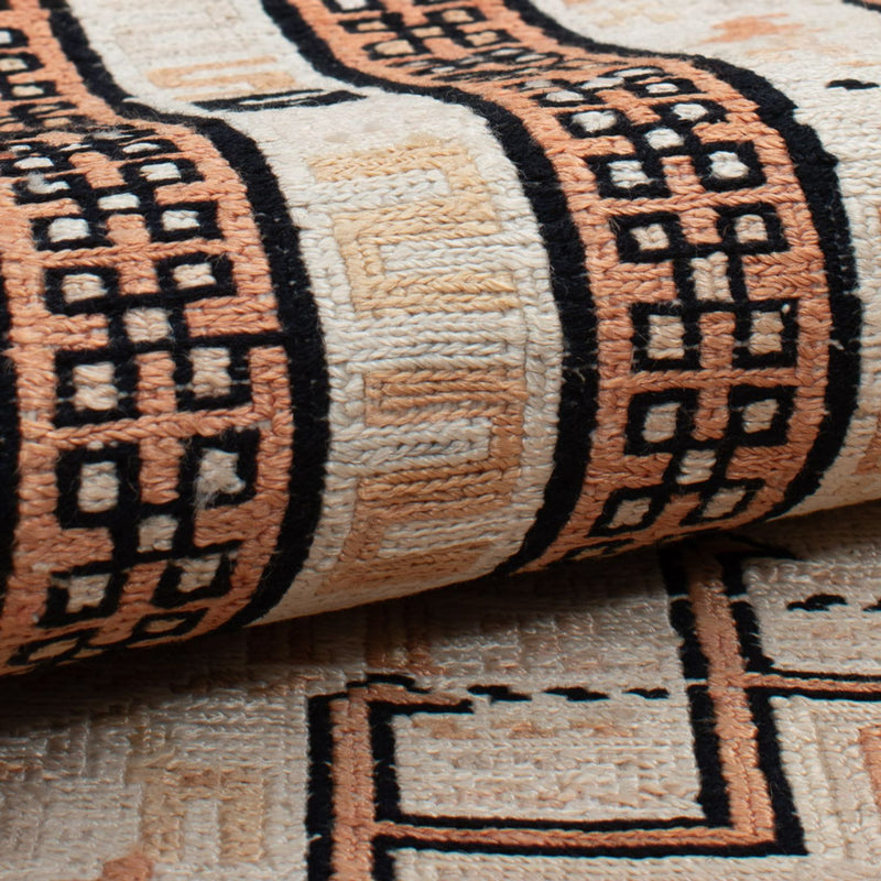 Kelim Seide Teppich 65x101cm - beige