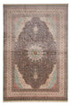 China Seide Teppich 370x552cm - Orientteppich - dunkelblau