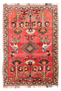 Shiraz Teppich 112x168cm - Perserteppich - dunkelrot – product image