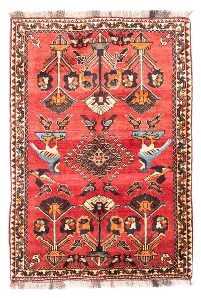 Shiraz Teppich 112x168cm - Perserteppich - dunkelrot
