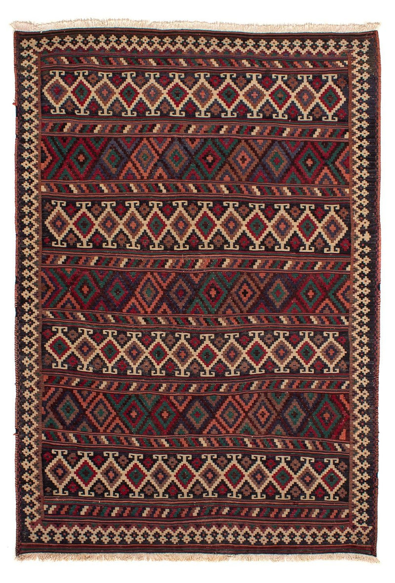 Kelim Fars Teppich 172x244cm - mehrfarbig