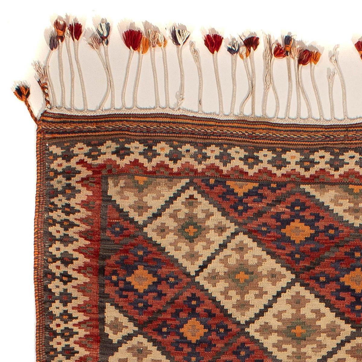 Kelim Fars Teppich 167x230cm - mehrfarbig
