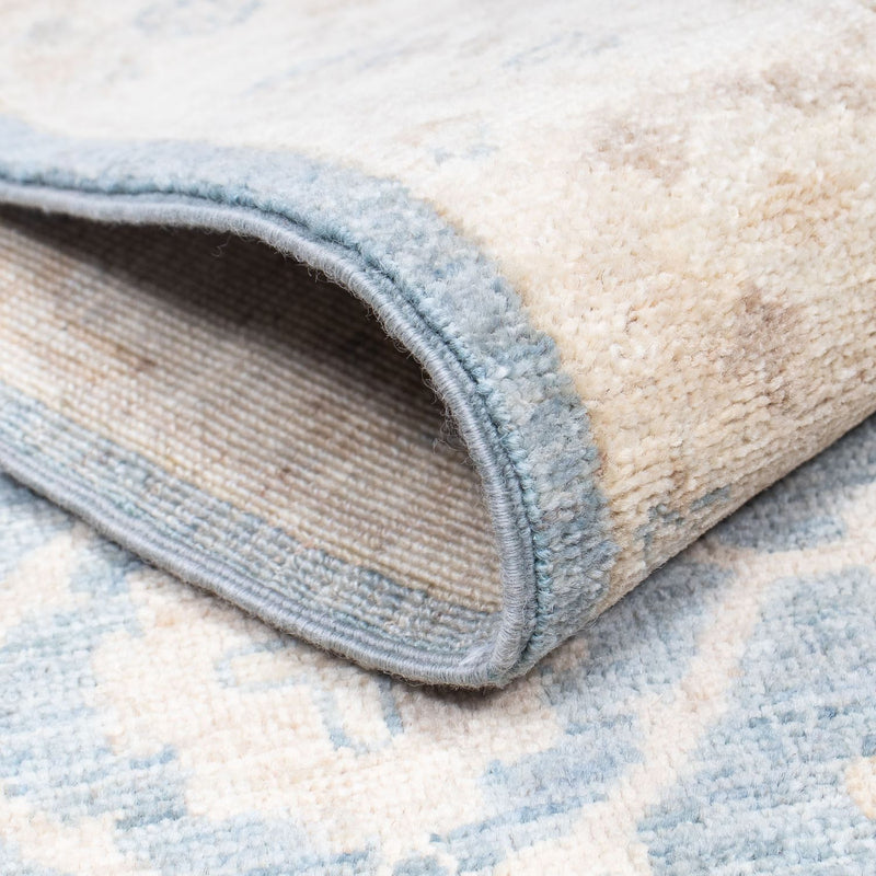 Farahan Teppich 80x300cm - Perserteppich - hellblau