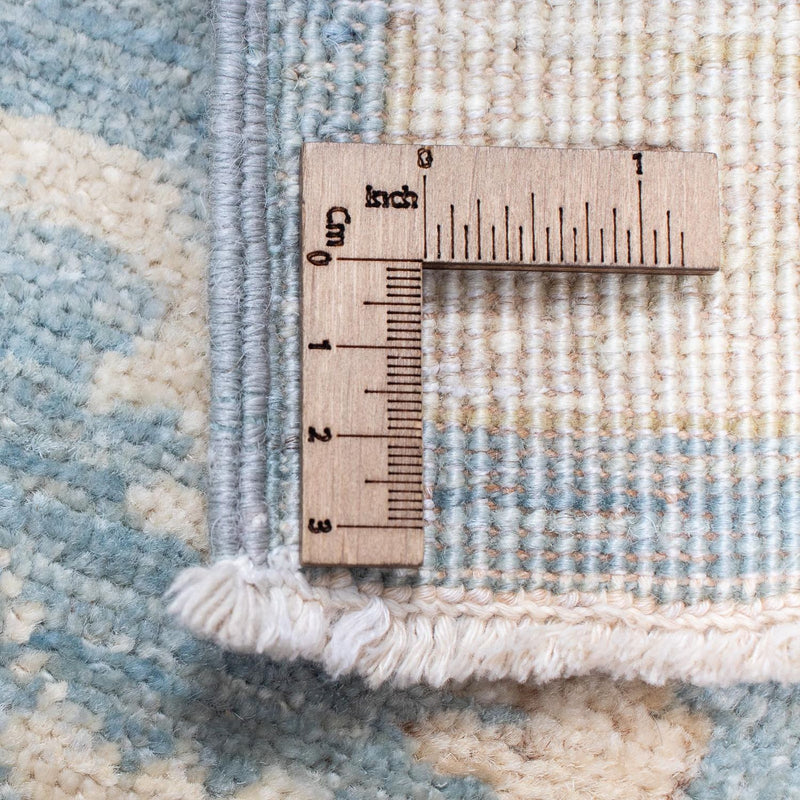Farahan Teppich 80x300cm - Perserteppich - hellblau