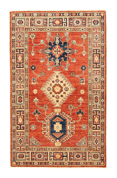 Kazak Teppich 98x163cm - Orientteppich - rost