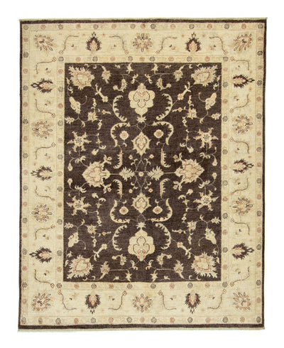 Ziegler Teppich 148x185cm - Orientteppich - dunkelbraun