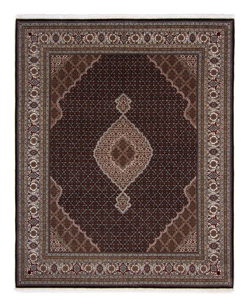 Täbriz Teppich 203x253cm - Orientteppich - dunkelblau