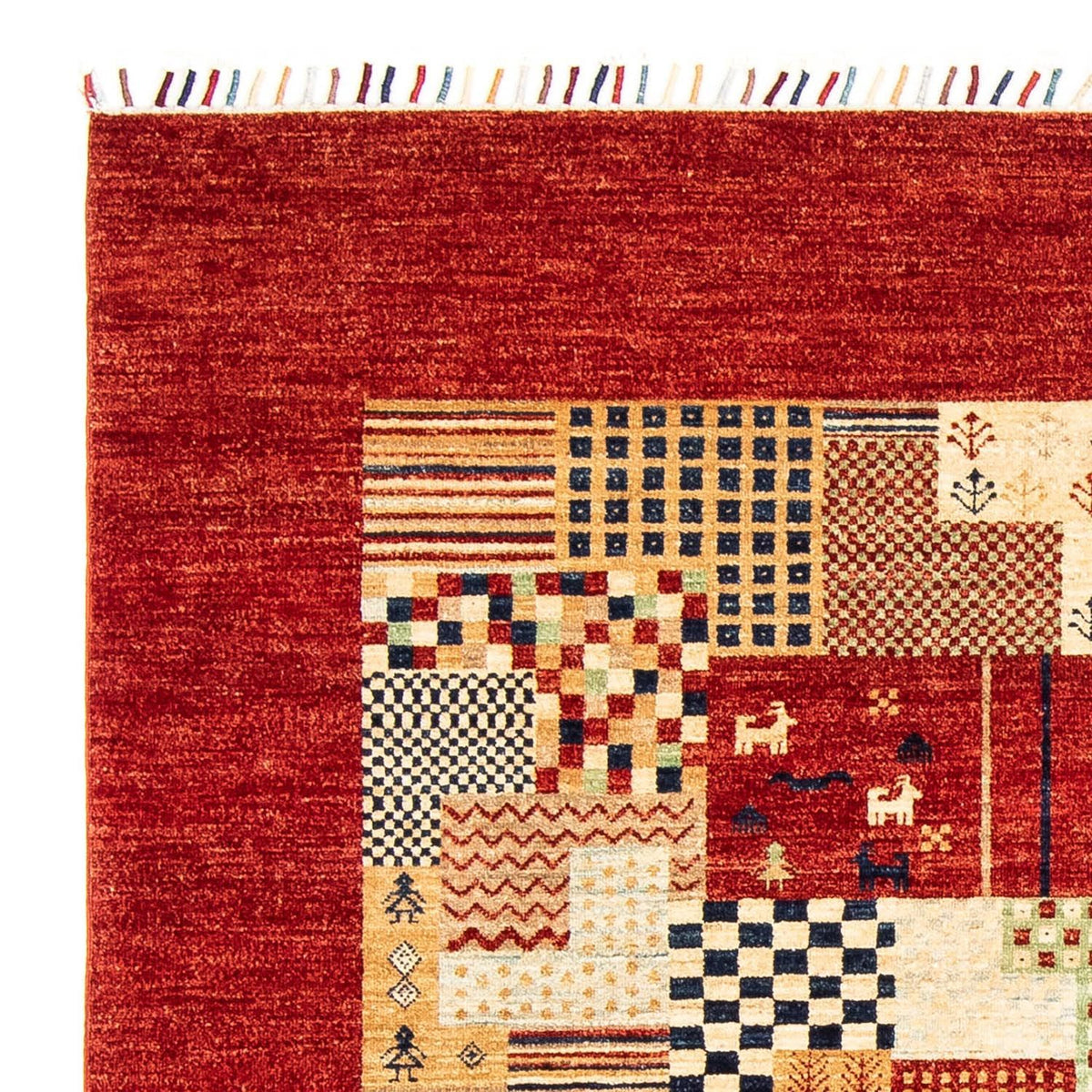 Ziegler Teppich 171x243cm - Orientteppich - dunkelrot
