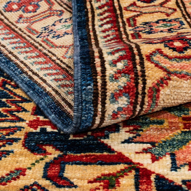 Kazak Teppich 77x252cm - Orientteppich - dunkelblau