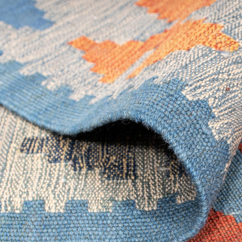 Kelim Modern Teppich 172x252cm - mehrfarbig