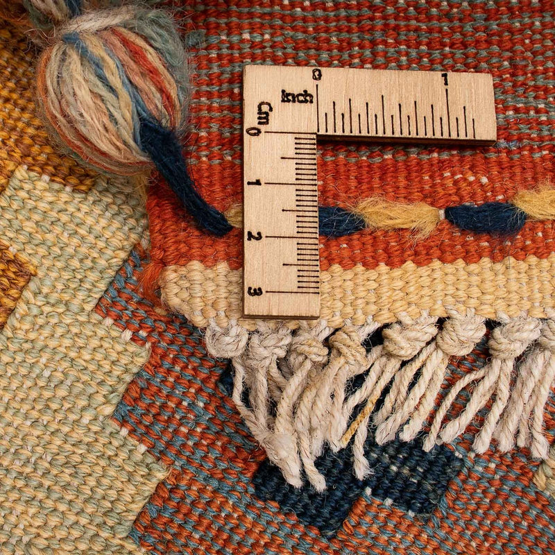 Kelim Fars Teppich 144x205cm - mehrfarbig