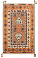 Kelim Fars Teppich 143x212cm - mehrfarbig