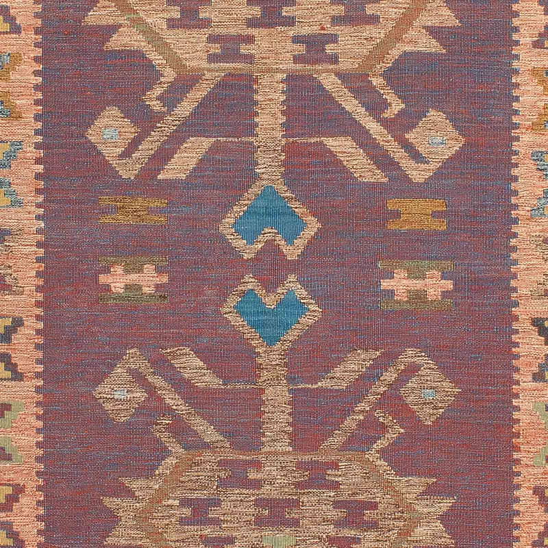 Kelim Fars Teppich 151x207cm - mehrfarbig