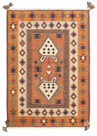 Kelim Fars Teppich 144x200cm - braun – product image