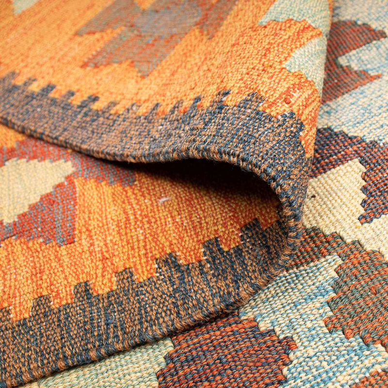 Kelim Fars Teppich 140x202cm - mehrfarbig