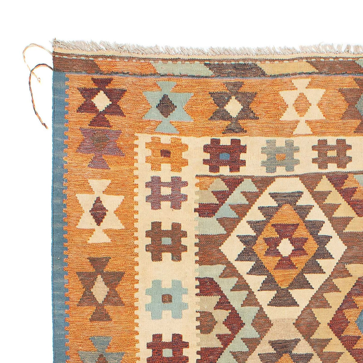 Kelim Fars Teppich 154x208cm - mehrfarbig
