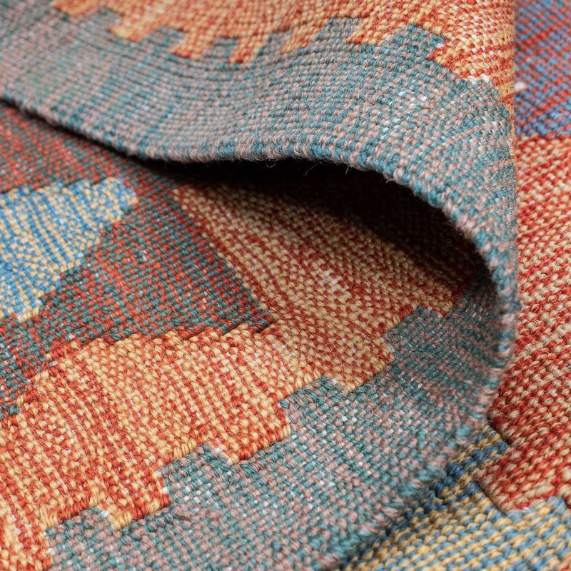 Kelim Modern Teppich 150x203cm - mehrfarbig