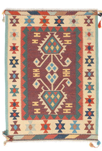 Kelim Modern Teppich 121x181cm - mehrfarbig – product image