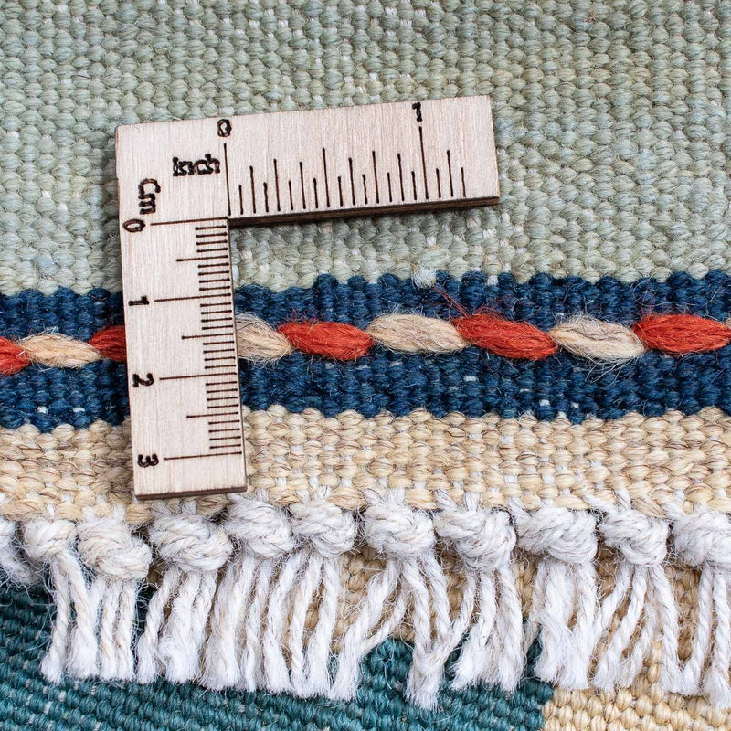 Kelim Modern Teppich 121x181cm - mehrfarbig
