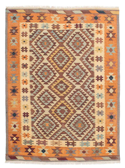 Kelim Fars Teppich 146x200cm - mehrfarbig