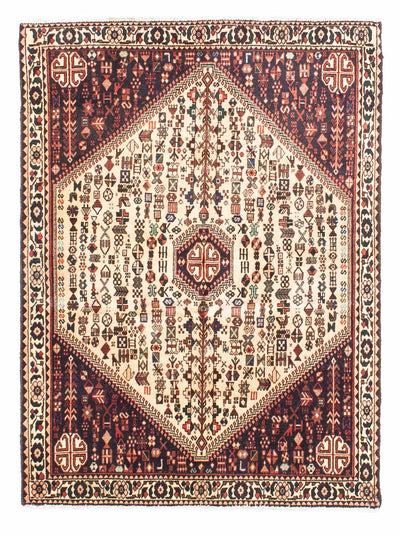 Shiraz Teppich 110x143cm - Perserteppich - beige