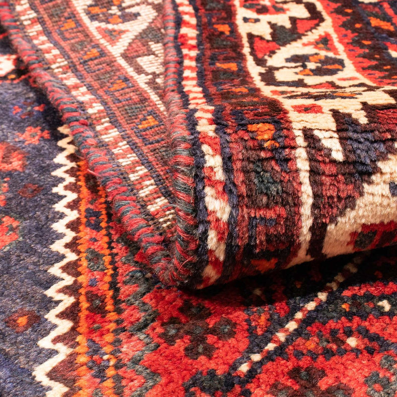 Shiraz Teppich 116x155cm - Perserteppich - dunkelrot