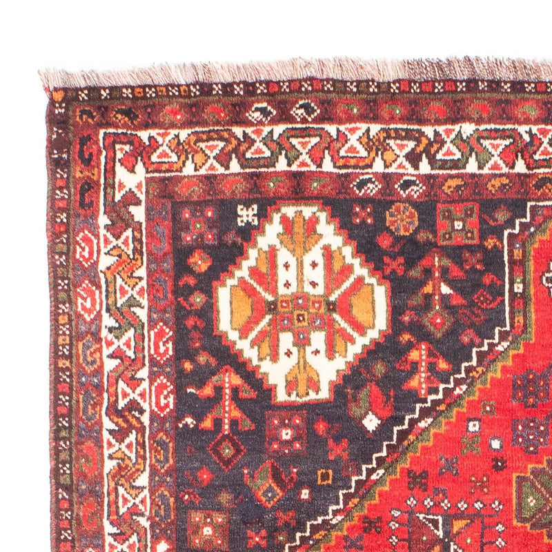 Shiraz Teppich 116x170cm - Perserteppich - dunkelrot
