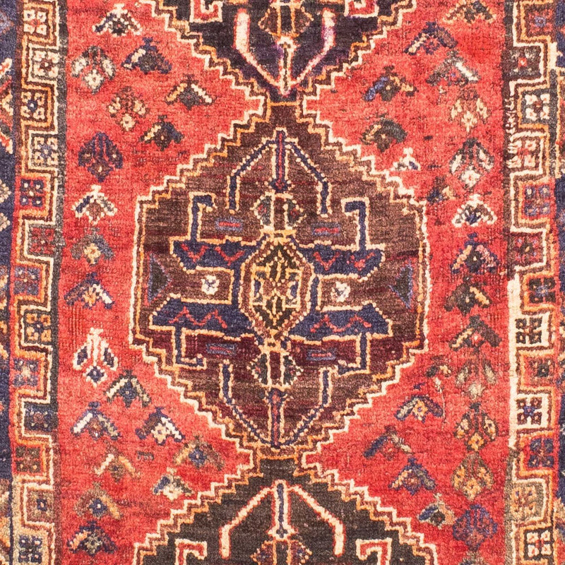 Shiraz Teppich 105x162cm - Perserteppich - dunkelrot