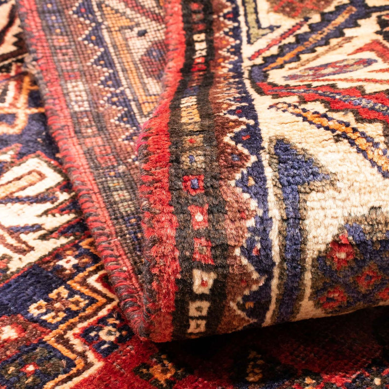 Shiraz Teppich 105x162cm - Perserteppich - dunkelrot