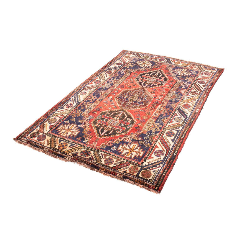 Shiraz Teppich 105x162cm - Perserteppich - dunkelrot