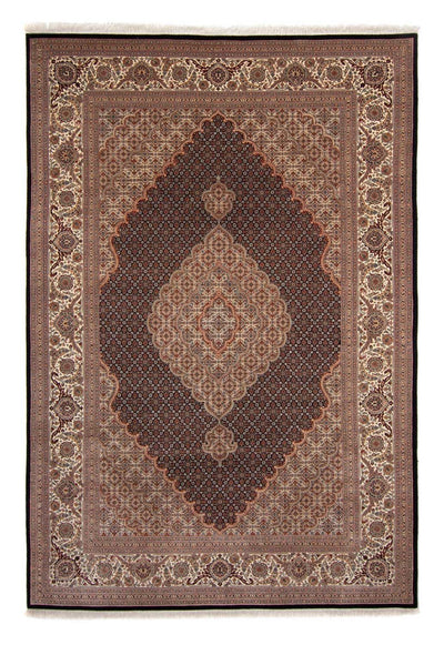 Täbriz Teppich 201x303cm - Perserteppich - dunkelblau