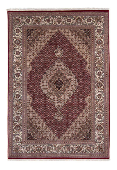 Perserteppich - Täbriz 204 x 302 cm Teppich Wohnzimmer - rot