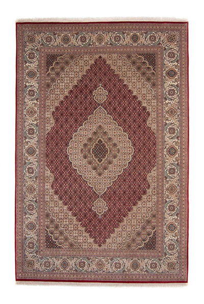 Täbriz Teppich 204x306cm - Perserteppich - rot