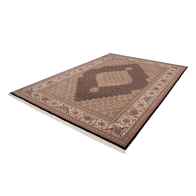 Täbriz Teppich 202x299cm - Perserteppich - dunkelblau