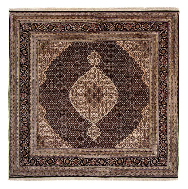 Täbriz Teppich 251x252cm - Orientteppich - dunkelblau