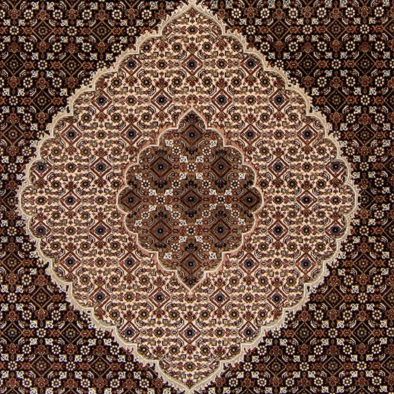 Täbriz Teppich 251x252cm - Orientteppich - dunkelblau