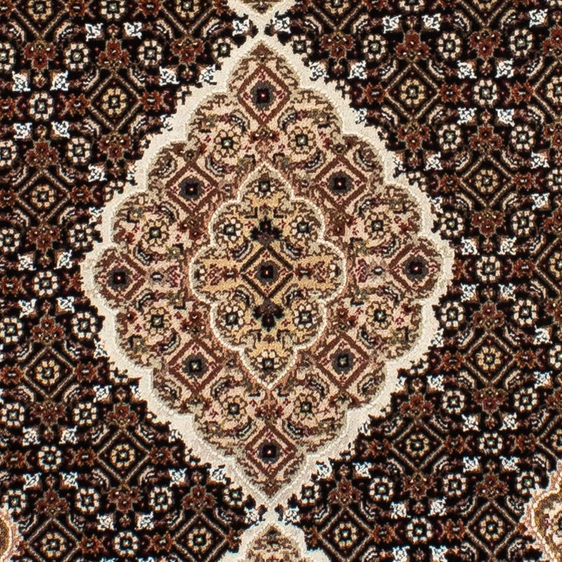 Täbriz Teppich 84x201cm - Orientteppich - dunkelblau