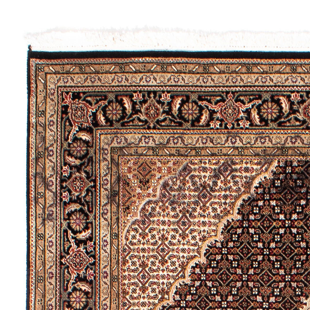 Täbriz Teppich 166x239cm - Perserteppich - dunkelblau