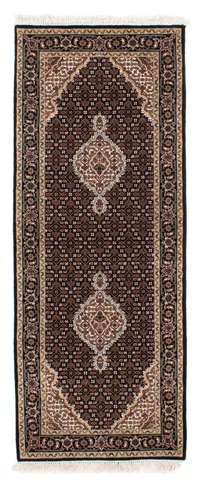 Täbriz Teppich 73x196cm - Orientteppich - dunkelblau