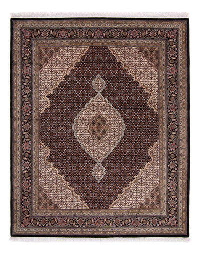 Täbriz Teppich 199x253cm - Orientteppich - dunkelblau